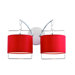 Passion  Wall Sconce in Chrome/Satin Nickel