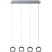 Nucleus 4 Light Linear Pendant