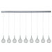 Larmes 9 Light Kitchen Island Pendant
