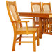 Brookhurst Slatback Arm Chair