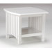Keywest End Table in White