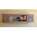 Aberdeen 19.125" H x 72" W Wall Mount Hutch