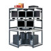 e*LAN Computer Racking Systems: 48" W Corner LAN Station
