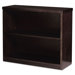 Mira Series Wood Veneer 2-Shelf Bookcase, 34 3/4W X 12D X 29H
