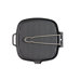 �Smooth Base" Square Grillpan with Wire Handle