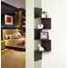 Hanging Corner Bookshelf In Espresso