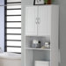 Double Door Spacesaver in White