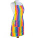 Colorful Rainbow Print Apron