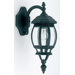 Rain Drop Outdoor Wall Lantern in Matt Black