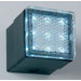 Nine Light Outdoor Recessed Wall Light in Blue