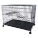 2 Level Pet Cage in Black