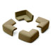 Table Corner 4 Pack in Chocolate