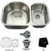 Stainless Steel 16 Gauge Undermount 30" Double Bowl Kitchen Sink