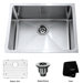 24" Undermount Kitchen Sink