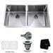 33" Double Bowl 50/50 Undermount Kitchen Sink