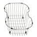 Kitchen Accessories 15" Stainless Steel Rinse Basket for Kitchen Sink in Chrome