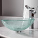 Broken Sink and Single Hole Faucet with Single Handle