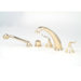Celina Double Handle Thermotatic Roman Tub Faucet with Hand Shower