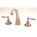 Mediterranean Widespread Bathroom Faucet with Double Lever Handles
