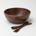 Rubberwood 3 Piece Salad Serving Set
