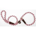 Small Twist Slip Leash in Pink Chocolate