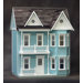 Finished Princess Anne Dollhouse in Blue