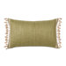 Caicos Polyester Wades Decorative Pillow with Beaded Trim