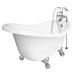 Marilyn AcraStone Slipper Right Champagne Massage Bath Tub Faucet Package 1