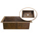 Hammerwerks ChaletChef Single Bowl Sink in Copper