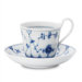 Blue Fluted Plain 8.75 oz. Cup and Saucer