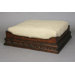 Makati Pet Bed in Distressed Walnut Wood Veneer