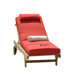 Boxed Chaise Lounger Cushion