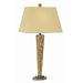 Essentials Mid Town One Light Table Lamp in Gold Leaf Crackle