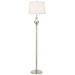 Teepa Floor Lamp in Brushed Nickel and Brushed Steel
