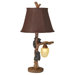 Honey Bear Table Lamp in Multi Wood Brown