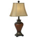 Tudor Table Lamp in Brown Crackle
