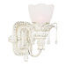 Essentials Chateau Amarante Wall Sconce in White Rubbed