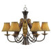 6 Light Grand Old River Canoe Chandelier