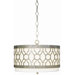 Gallery City Circles 1 Light Drum Pendant
