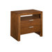 Suede 2 Drawer Nightstand