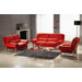 LA 3 Piece Leather Sofa Set