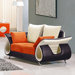 Sapphire Leather Loveseat