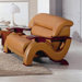 Chrysocolla Leather Loveseat