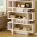 Celio Three-Tier Bookcase / Display Cabinet in Matte White