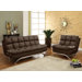 Aristo Bi-Cast Leather Convertible Sofa