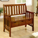 Crest Solid Wood Entryway Storage Bench