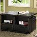 Piera Leatherette Nesting Ottoman Table and Stool Set