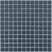 Glass Essentials Squares Accent Tile in Abyss