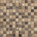 Mixed Up 1" x 1" Mosaic Stone Accent Tile in River Bed