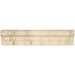 Tumbled Marble Chair Rail Tile Trim in Chiaro